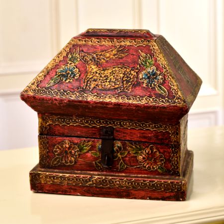 Handmade High-Quality Wooden Box for Home Decor